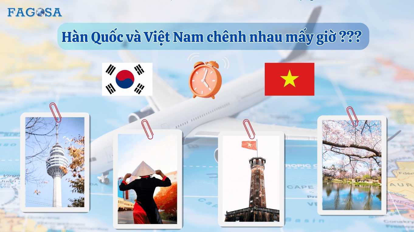 Giờ Hàn Quốc và Việt Nam: Chênh lệch, Quy đổi & Bí quyết thích ứng 2026 Biểu tượng hai quốc gia Việt Nam và Hàn Quốc