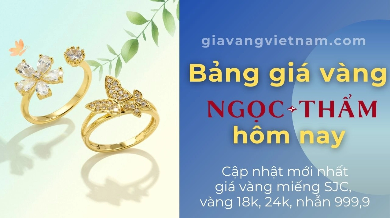 Tiệm Vàng Ngọc Thẩm Mỹ Tho: Cập Nhật Giá Vàng 2026 & Xu Hướng Trang Sức Các mẫu trang sức hiện đại tại Tiệm Vàng Ngọc Thẩm Mỹ Tho