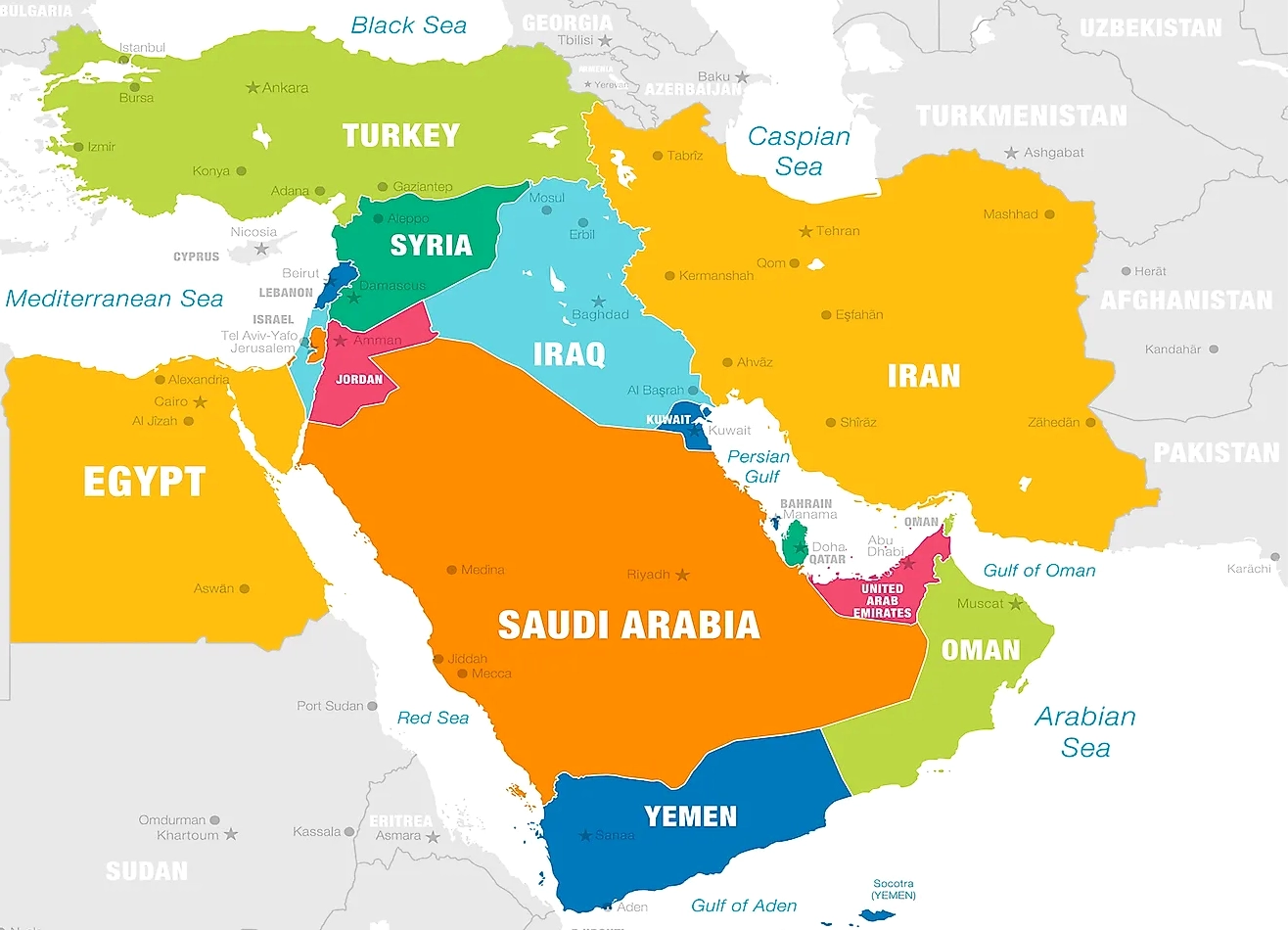 Cảnh quan hiện đại tại Dubai, UAE