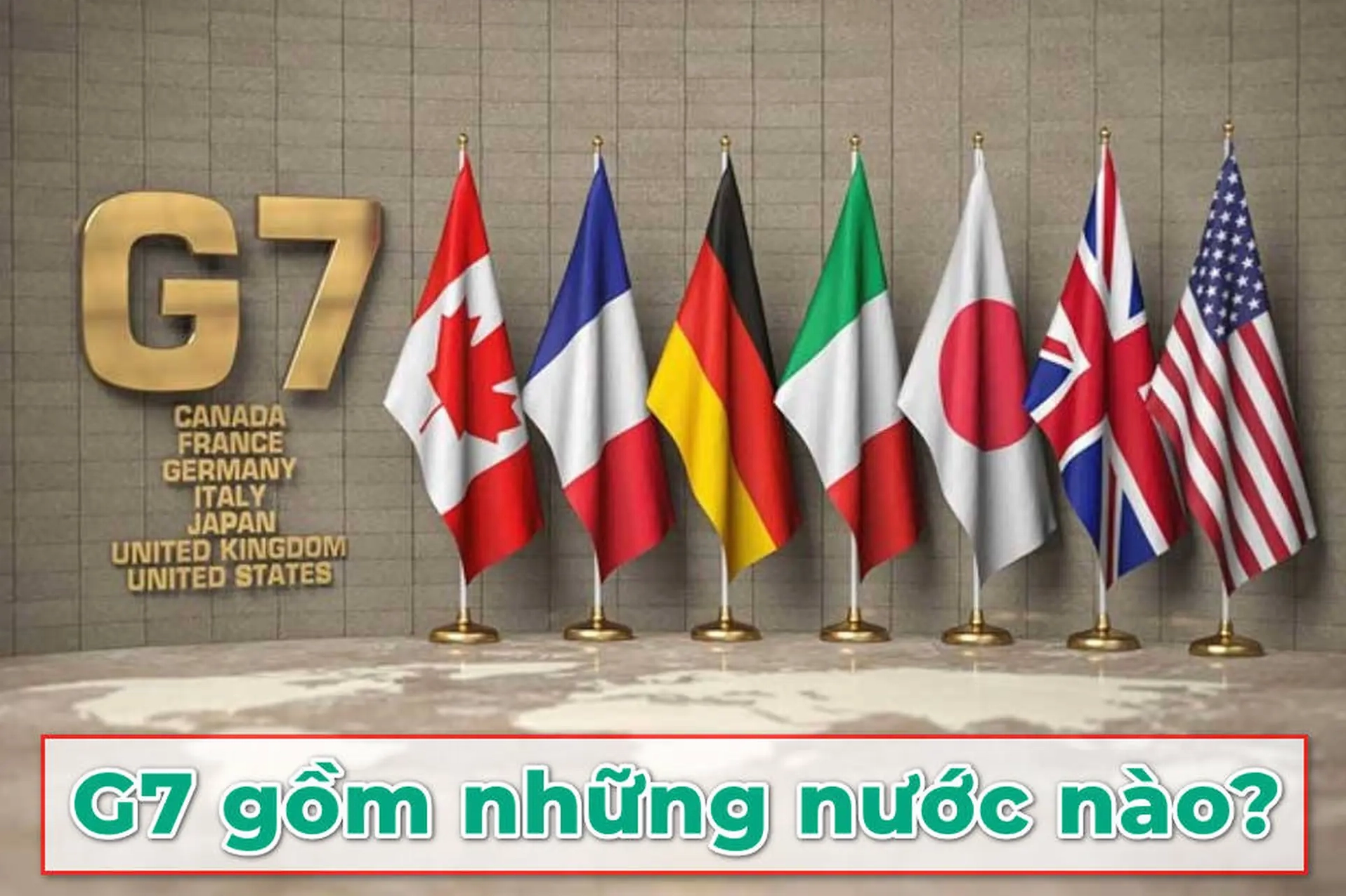 Cờ của các nước G7