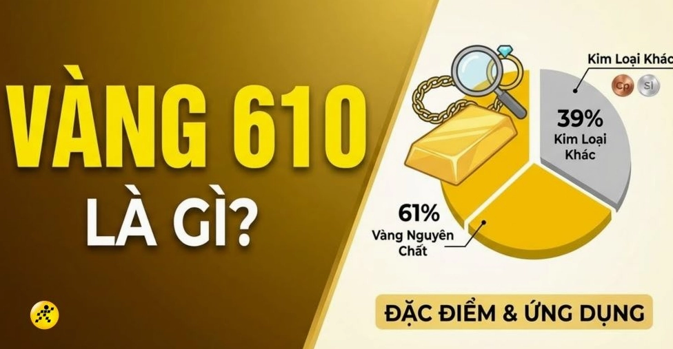 Giá vàng 610 hôm nay là bao nhiêu?