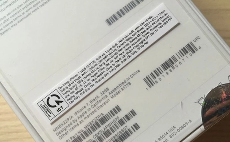 Giải thích mã ZP/A trên iPhone
