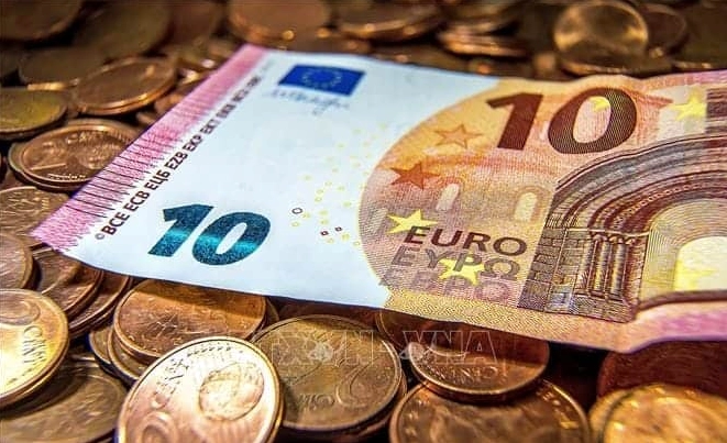 Hình ảnh đồng Euro - tiền chung của châu Âu
