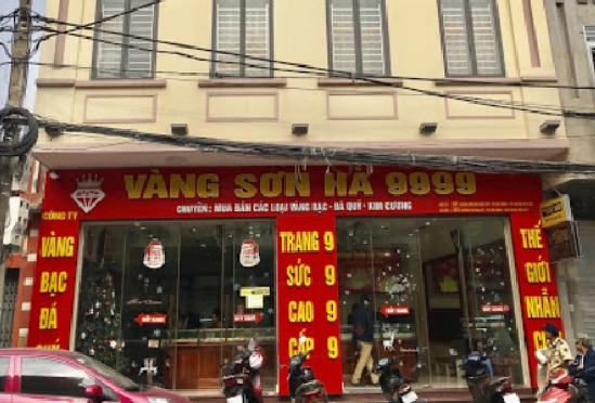 Không gian sang trọng của Tiệm Vàng Sơn Hà