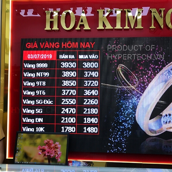 Giá vàng Hoa Kim Nguyên 2026: Cập nhật và Dự báo Tương lai Màn hình hiển thị giá vàng