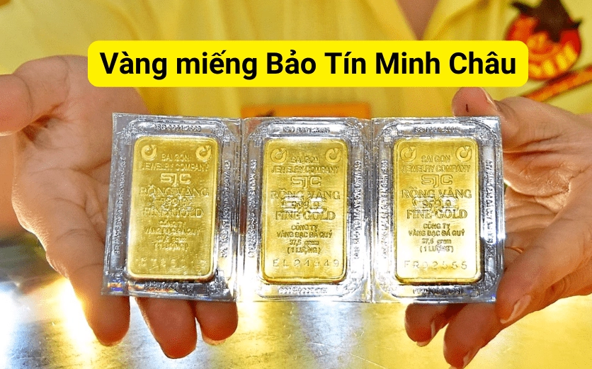 Sản phẩm Vàng Rồng Thăng Long của Bảo Tín Minh Châu