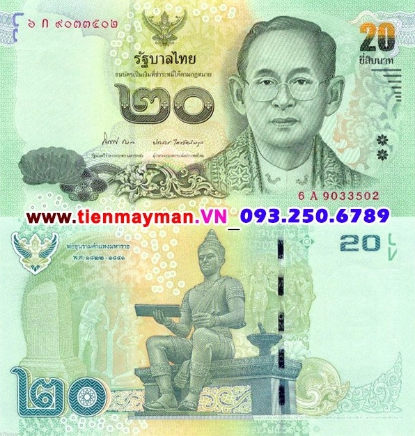 20 Bath Bằng Bao Nhiêu Tiền Việt? Cập Nhật Tỷ Giá 2026 Mới Nhất Tờ tiền 20 Baht Thái Lan