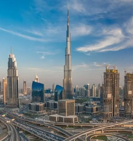 Toàn cảnh thành phố Dubai hiện đại