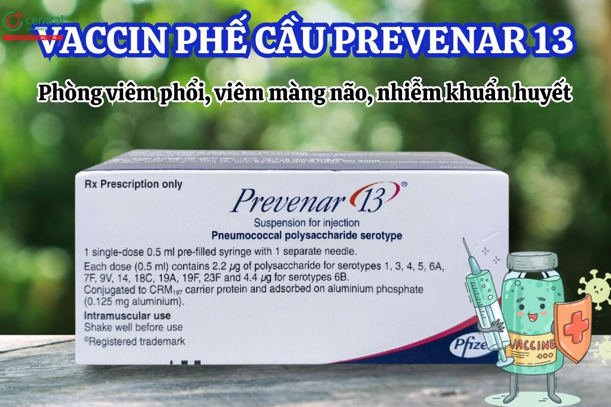 Vắc xin Prevenar 13 bảo vệ trẻ nhỏ